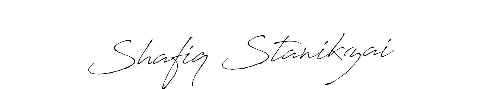 Also we have Shafiq Stanikzai name is the best signature style. Create professional handwritten signature collection using Antro_Vectra autograph style. Shafiq Stanikzai signature style 6 images and pictures png