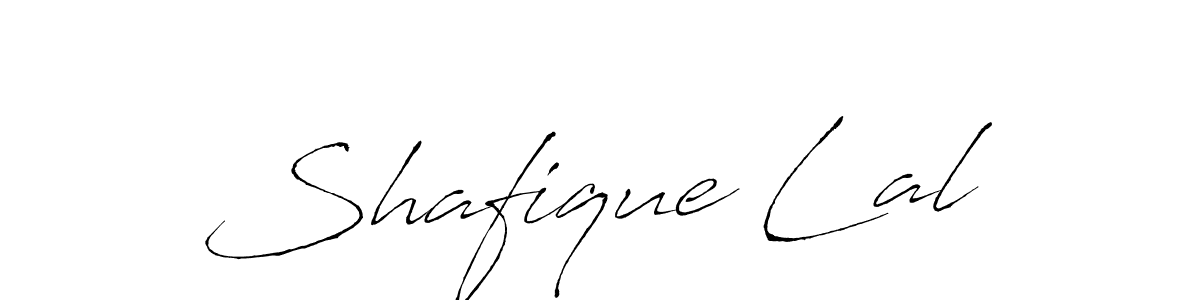 How to make Shafique Lal name signature. Use Antro_Vectra style for creating short signs online. This is the latest handwritten sign. Shafique Lal signature style 6 images and pictures png