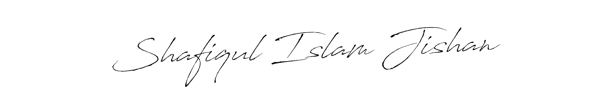 Create a beautiful signature design for name Shafiqul Islam Jishan. With this signature (Antro_Vectra) fonts, you can make a handwritten signature for free. Shafiqul Islam Jishan signature style 6 images and pictures png