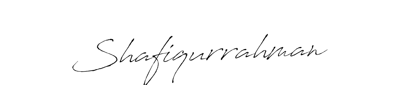 Design your own signature with our free online signature maker. With this signature software, you can create a handwritten (Antro_Vectra) signature for name Shafiqurrahman. Shafiqurrahman signature style 6 images and pictures png