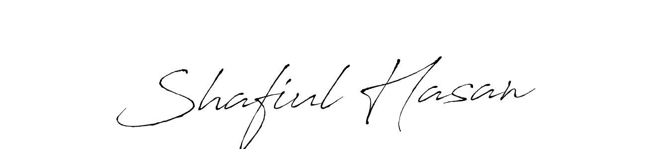 Create a beautiful signature design for name Shafiul Hasan. With this signature (Antro_Vectra) fonts, you can make a handwritten signature for free. Shafiul Hasan signature style 6 images and pictures png