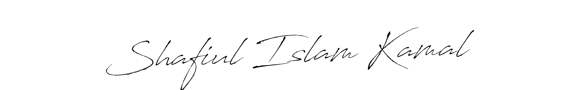 Make a beautiful signature design for name Shafiul Islam Kamal. With this signature (Antro_Vectra) style, you can create a handwritten signature for free. Shafiul Islam Kamal signature style 6 images and pictures png