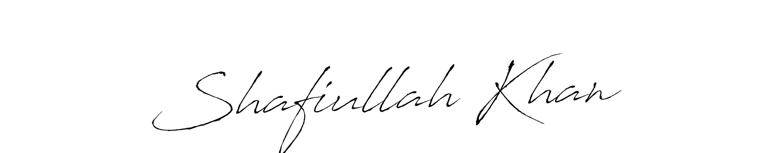 Shafiullah Khan stylish signature style. Best Handwritten Sign (Antro_Vectra) for my name. Handwritten Signature Collection Ideas for my name Shafiullah Khan. Shafiullah Khan signature style 6 images and pictures png