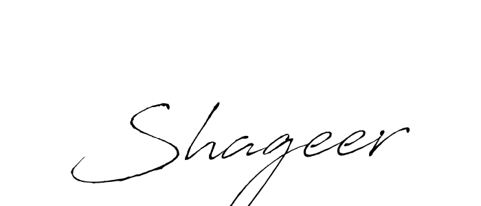 Use a signature maker to create a handwritten signature online. With this signature software, you can design (Antro_Vectra) your own signature for name Shageer. Shageer signature style 6 images and pictures png