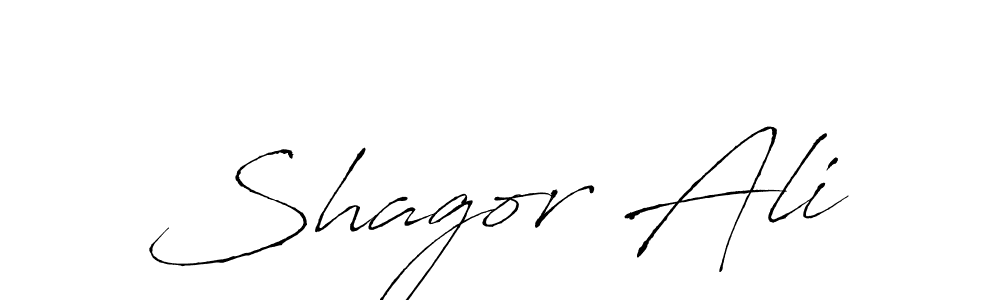 The best way (Antro_Vectra) to make a short signature is to pick only two or three words in your name. The name Shagor Ali include a total of six letters. For converting this name. Shagor Ali signature style 6 images and pictures png