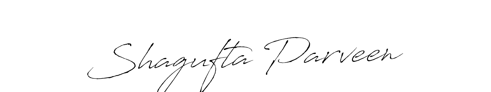 Make a beautiful signature design for name Shagufta Parveen. Use this online signature maker to create a handwritten signature for free. Shagufta Parveen signature style 6 images and pictures png