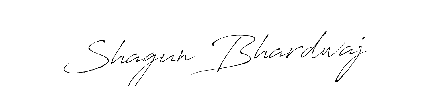 Shagun Bhardwaj stylish signature style. Best Handwritten Sign (Antro_Vectra) for my name. Handwritten Signature Collection Ideas for my name Shagun Bhardwaj. Shagun Bhardwaj signature style 6 images and pictures png