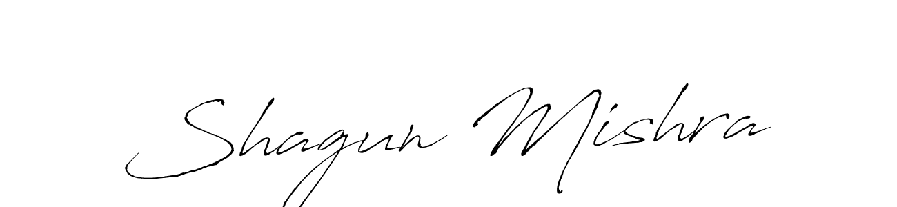 Create a beautiful signature design for name Shagun Mishra. With this signature (Antro_Vectra) fonts, you can make a handwritten signature for free. Shagun Mishra signature style 6 images and pictures png