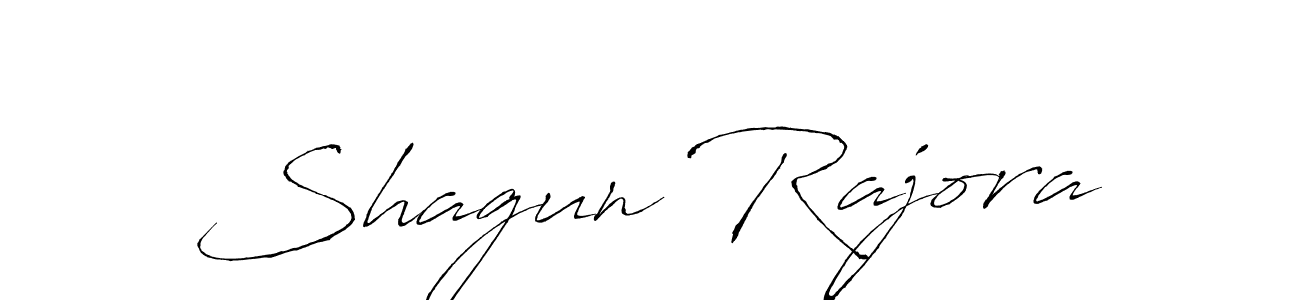 Shagun Rajora stylish signature style. Best Handwritten Sign (Antro_Vectra) for my name. Handwritten Signature Collection Ideas for my name Shagun Rajora. Shagun Rajora signature style 6 images and pictures png