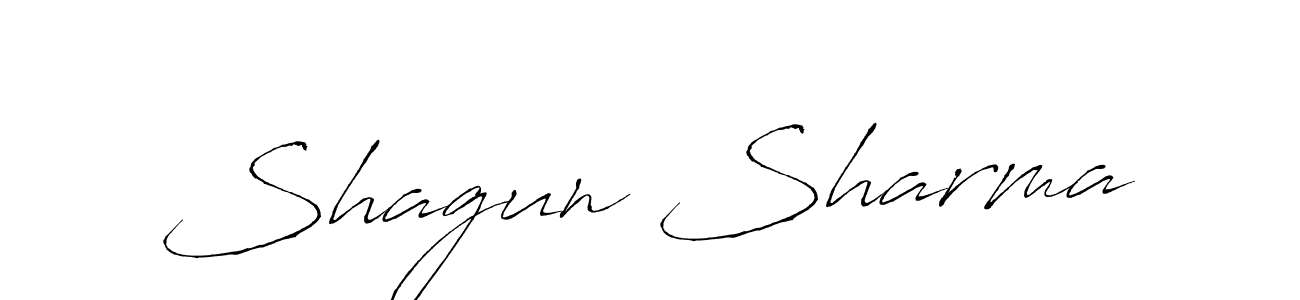 Antro_Vectra is a professional signature style that is perfect for those who want to add a touch of class to their signature. It is also a great choice for those who want to make their signature more unique. Get Shagun Sharma name to fancy signature for free. Shagun Sharma signature style 6 images and pictures png