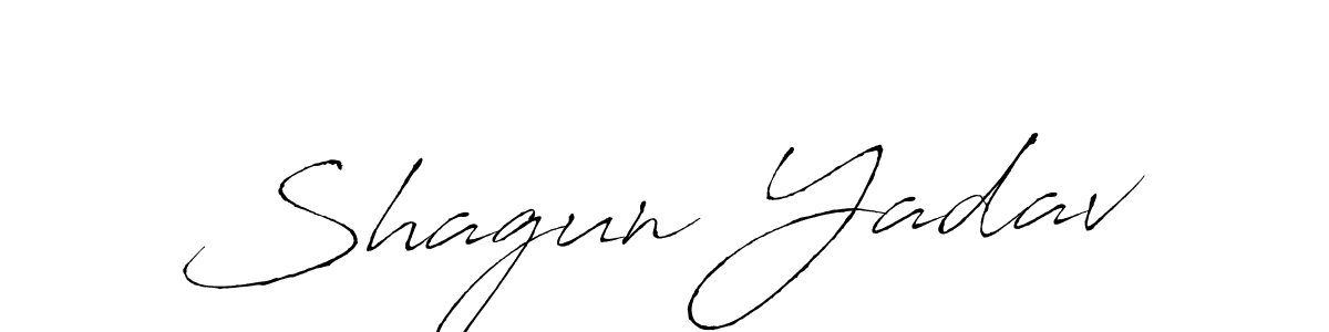 Make a beautiful signature design for name Shagun Yadav. Use this online signature maker to create a handwritten signature for free. Shagun Yadav signature style 6 images and pictures png