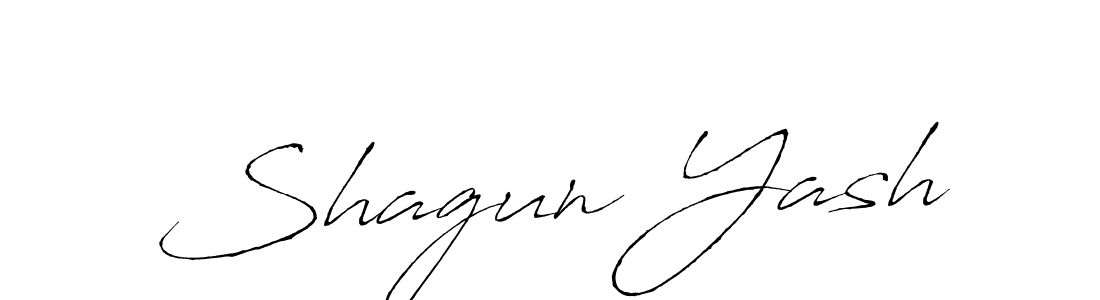 Also we have Shagun Yash name is the best signature style. Create professional handwritten signature collection using Antro_Vectra autograph style. Shagun Yash signature style 6 images and pictures png
