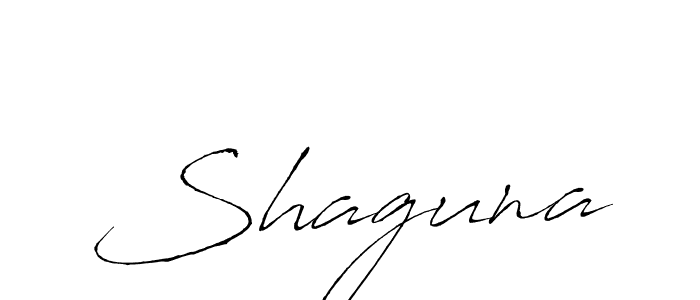 Create a beautiful signature design for name Shaguna. With this signature (Antro_Vectra) fonts, you can make a handwritten signature for free. Shaguna signature style 6 images and pictures png