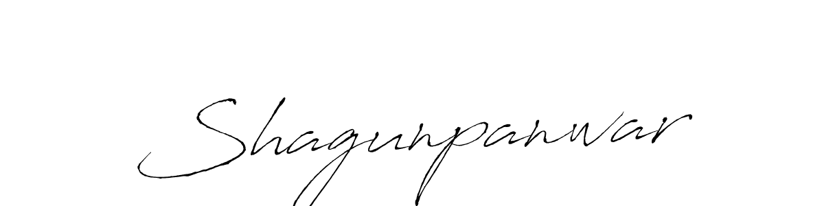 Create a beautiful signature design for name Shagunpanwar. With this signature (Antro_Vectra) fonts, you can make a handwritten signature for free. Shagunpanwar signature style 6 images and pictures png