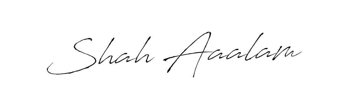 Antro_Vectra is a professional signature style that is perfect for those who want to add a touch of class to their signature. It is also a great choice for those who want to make their signature more unique. Get Shah Aaalam name to fancy signature for free. Shah Aaalam signature style 6 images and pictures png