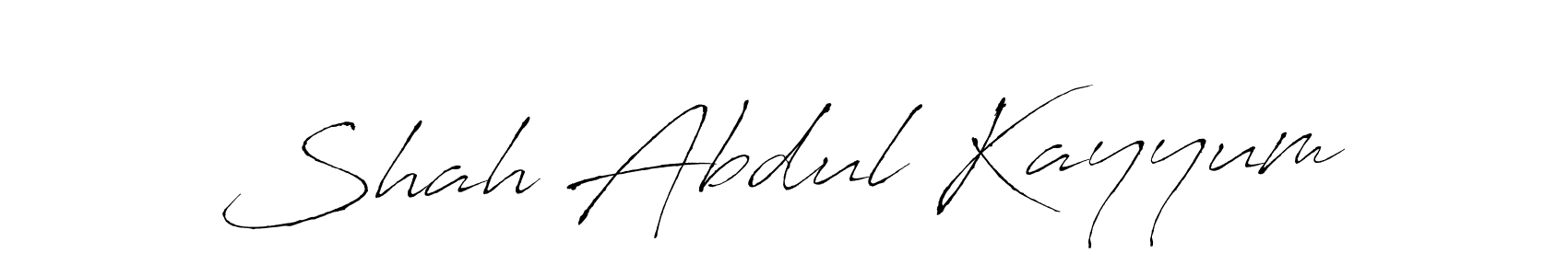 The best way (Antro_Vectra) to make a short signature is to pick only two or three words in your name. The name Shah Abdul Kayyum include a total of six letters. For converting this name. Shah Abdul Kayyum signature style 6 images and pictures png