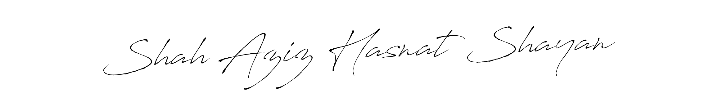 This is the best signature style for the Shah Aziz Hasnat Shayan name. Also you like these signature font (Antro_Vectra). Mix name signature. Shah Aziz Hasnat Shayan signature style 6 images and pictures png