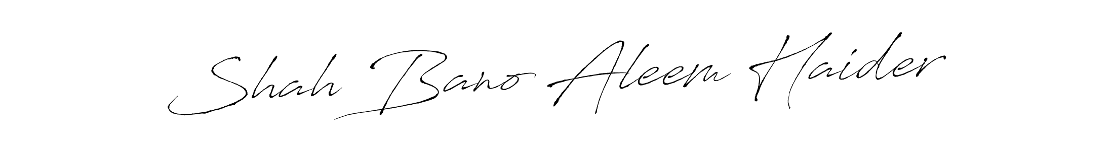 Also You can easily find your signature by using the search form. We will create Shah Bano Aleem Haider name handwritten signature images for you free of cost using Antro_Vectra sign style. Shah Bano Aleem Haider signature style 6 images and pictures png