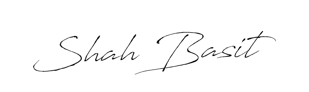 Create a beautiful signature design for name Shah Basit. With this signature (Antro_Vectra) fonts, you can make a handwritten signature for free. Shah Basit signature style 6 images and pictures png