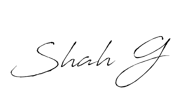 Antro_Vectra is a professional signature style that is perfect for those who want to add a touch of class to their signature. It is also a great choice for those who want to make their signature more unique. Get Shah G name to fancy signature for free. Shah G signature style 6 images and pictures png