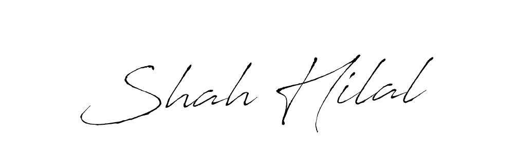 You should practise on your own different ways (Antro_Vectra) to write your name (Shah Hilal) in signature. don't let someone else do it for you. Shah Hilal signature style 6 images and pictures png