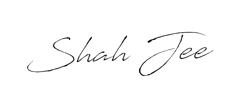 You should practise on your own different ways (Antro_Vectra) to write your name (Shah Jee) in signature. don't let someone else do it for you. Shah Jee signature style 6 images and pictures png