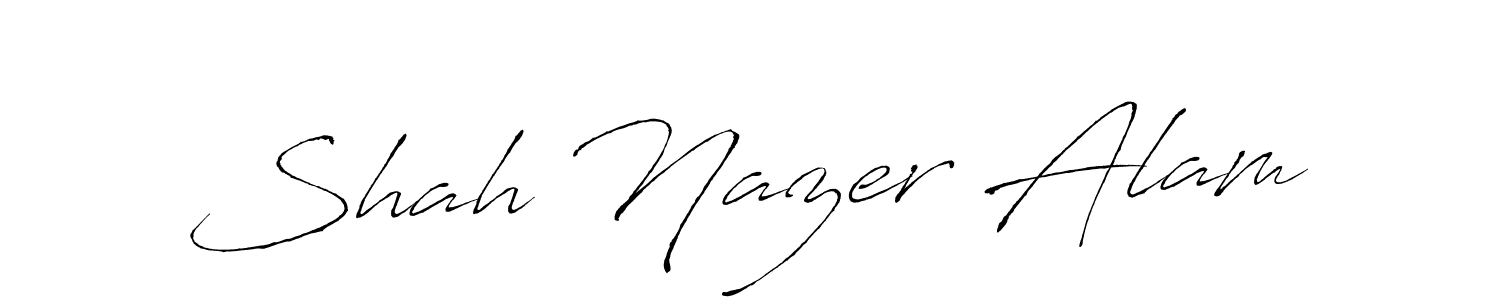 It looks lik you need a new signature style for name Shah Nazer Alam. Design unique handwritten (Antro_Vectra) signature with our free signature maker in just a few clicks. Shah Nazer Alam signature style 6 images and pictures png