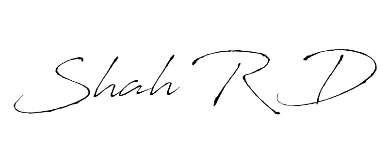 Design your own signature with our free online signature maker. With this signature software, you can create a handwritten (Antro_Vectra) signature for name Shah R D. Shah R D signature style 6 images and pictures png