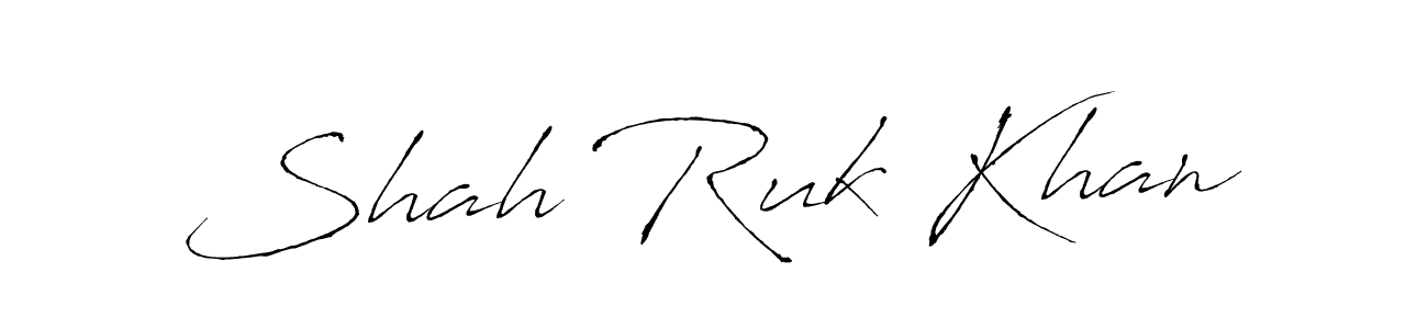 How to make Shah Ruk Khan name signature. Use Antro_Vectra style for creating short signs online. This is the latest handwritten sign. Shah Ruk Khan signature style 6 images and pictures png