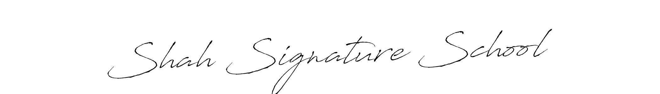 if you are searching for the best signature style for your name Shah Signature School. so please give up your signature search. here we have designed multiple signature styles  using Antro_Vectra. Shah Signature School signature style 6 images and pictures png