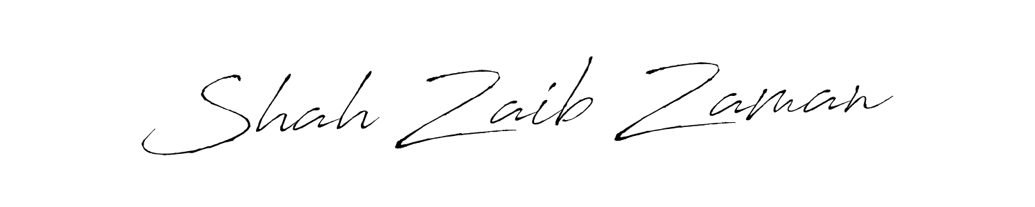 Design your own signature with our free online signature maker. With this signature software, you can create a handwritten (Antro_Vectra) signature for name Shah Zaib Zaman. Shah Zaib Zaman signature style 6 images and pictures png