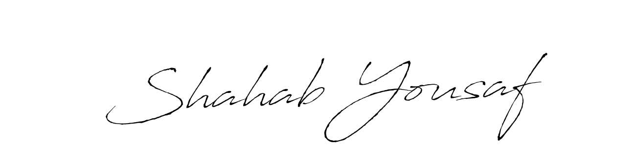 Also You can easily find your signature by using the search form. We will create Shahab Yousaf name handwritten signature images for you free of cost using Antro_Vectra sign style. Shahab Yousaf signature style 6 images and pictures png