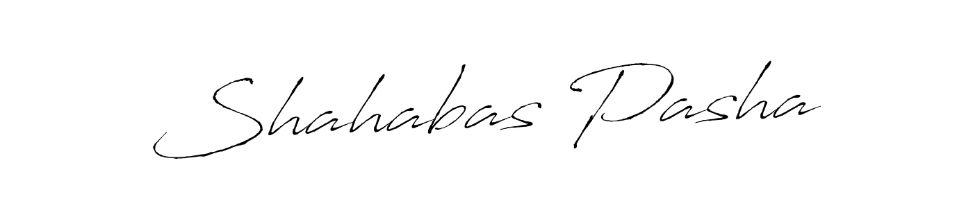 Also we have Shahabas Pasha name is the best signature style. Create professional handwritten signature collection using Antro_Vectra autograph style. Shahabas Pasha signature style 6 images and pictures png