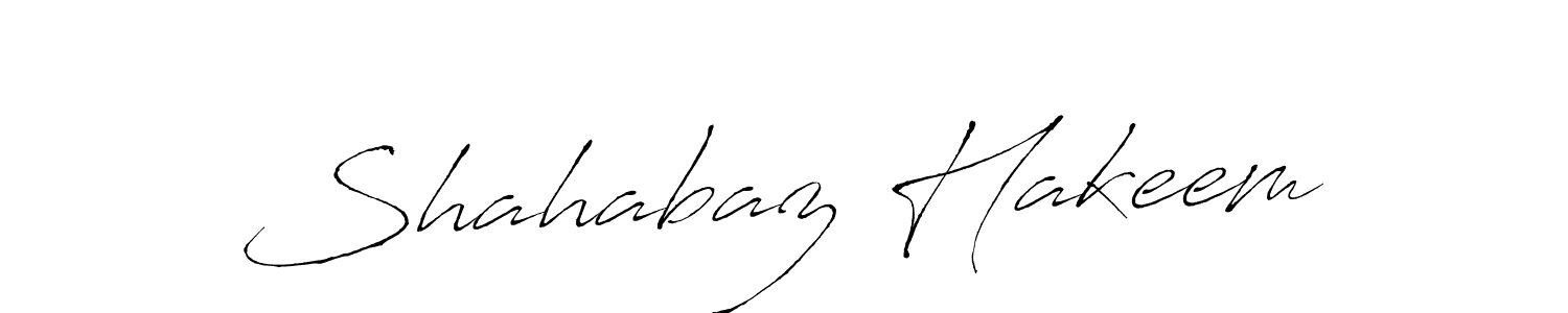 Design your own signature with our free online signature maker. With this signature software, you can create a handwritten (Antro_Vectra) signature for name Shahabaz Hakeem. Shahabaz Hakeem signature style 6 images and pictures png