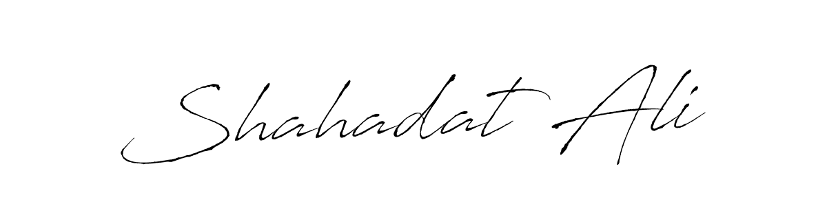 Shahadat Ali stylish signature style. Best Handwritten Sign (Antro_Vectra) for my name. Handwritten Signature Collection Ideas for my name Shahadat Ali. Shahadat Ali signature style 6 images and pictures png