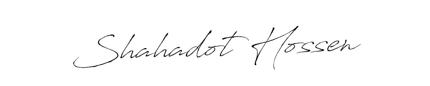 It looks lik you need a new signature style for name Shahadot Hossen. Design unique handwritten (Antro_Vectra) signature with our free signature maker in just a few clicks. Shahadot Hossen signature style 6 images and pictures png