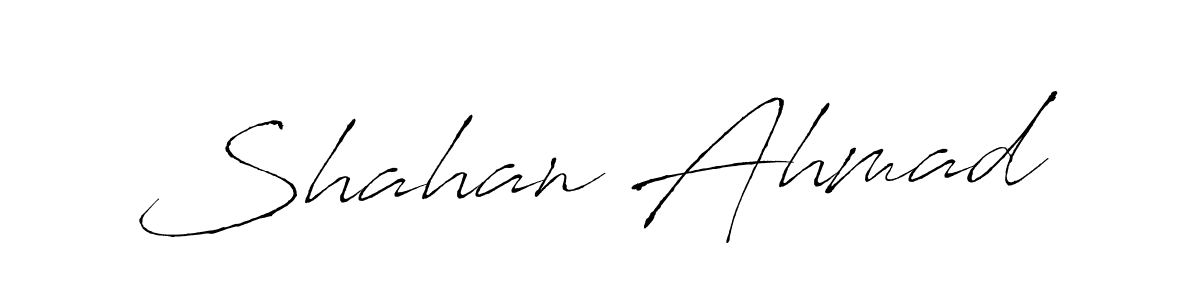 Shahan Ahmad stylish signature style. Best Handwritten Sign (Antro_Vectra) for my name. Handwritten Signature Collection Ideas for my name Shahan Ahmad. Shahan Ahmad signature style 6 images and pictures png