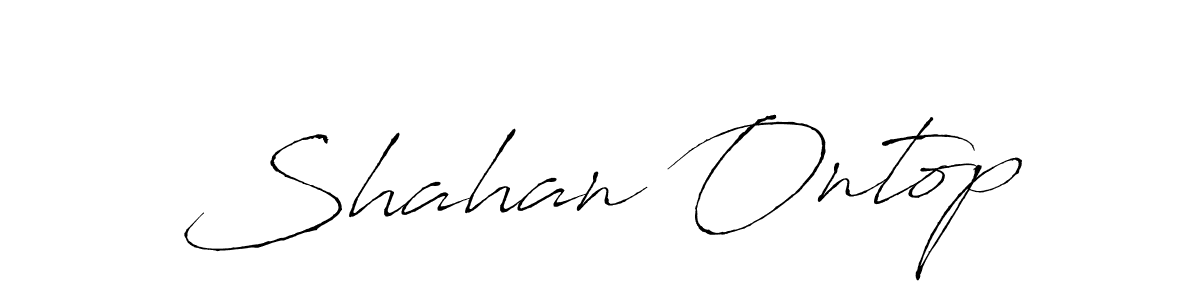 if you are searching for the best signature style for your name Shahan Ontop. so please give up your signature search. here we have designed multiple signature styles  using Antro_Vectra. Shahan Ontop signature style 6 images and pictures png