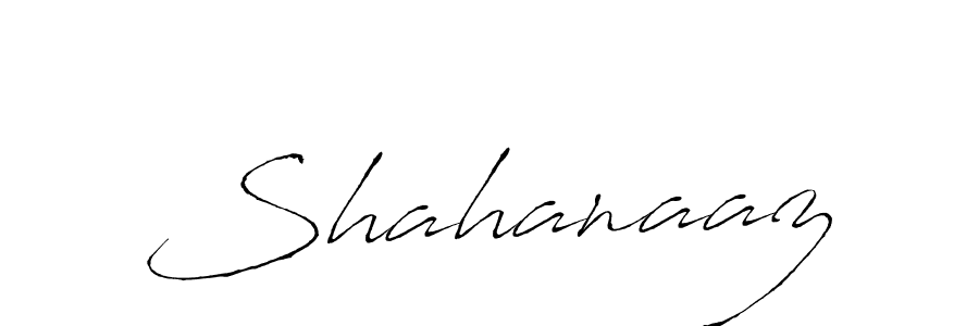 How to make Shahanaaz name signature. Use Antro_Vectra style for creating short signs online. This is the latest handwritten sign. Shahanaaz signature style 6 images and pictures png