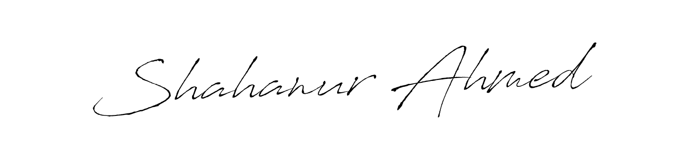 It looks lik you need a new signature style for name Shahanur Ahmed. Design unique handwritten (Antro_Vectra) signature with our free signature maker in just a few clicks. Shahanur Ahmed signature style 6 images and pictures png