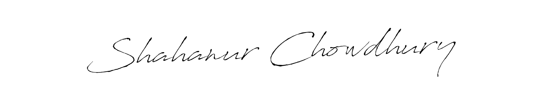 Shahanur Chowdhury stylish signature style. Best Handwritten Sign (Antro_Vectra) for my name. Handwritten Signature Collection Ideas for my name Shahanur Chowdhury. Shahanur Chowdhury signature style 6 images and pictures png