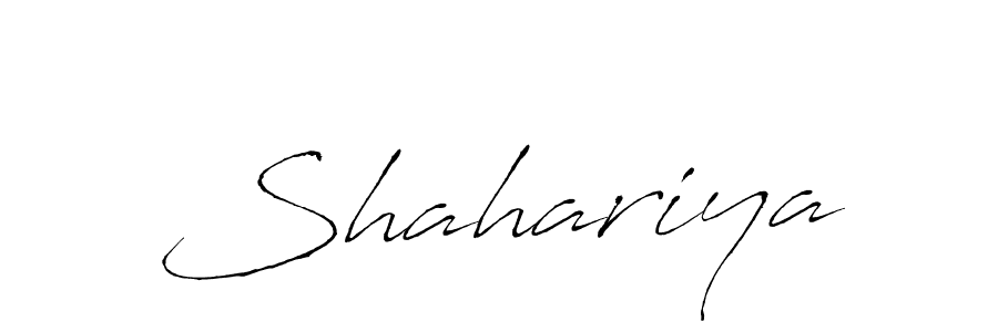 How to make Shahariya signature? Antro_Vectra is a professional autograph style. Create handwritten signature for Shahariya name. Shahariya signature style 6 images and pictures png