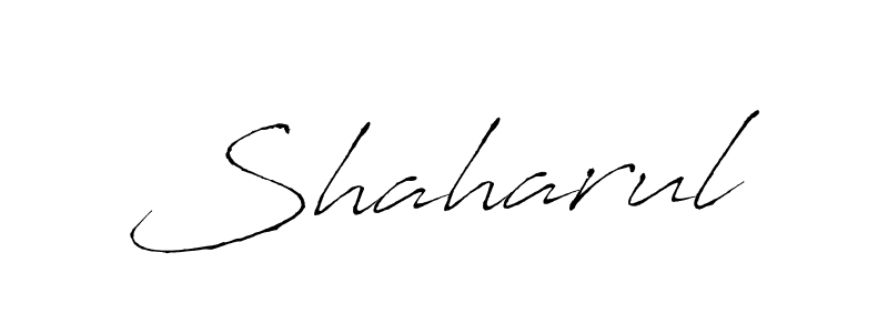 Design your own signature with our free online signature maker. With this signature software, you can create a handwritten (Antro_Vectra) signature for name Shaharul. Shaharul signature style 6 images and pictures png