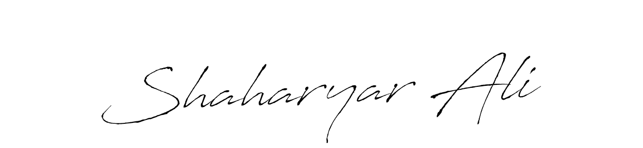 Also we have Shaharyar Ali name is the best signature style. Create professional handwritten signature collection using Antro_Vectra autograph style. Shaharyar Ali signature style 6 images and pictures png