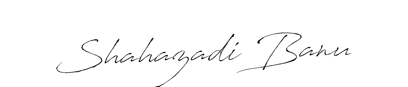 Use a signature maker to create a handwritten signature online. With this signature software, you can design (Antro_Vectra) your own signature for name Shahazadi Banu. Shahazadi Banu signature style 6 images and pictures png