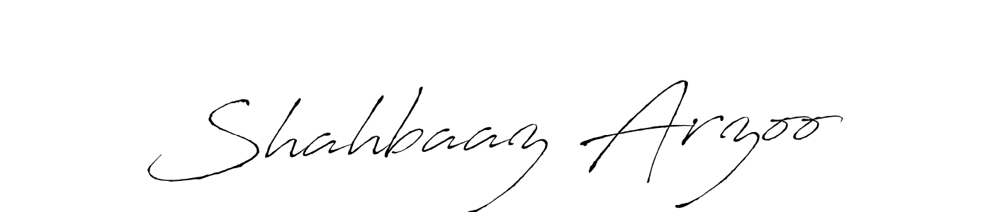 How to make Shahbaaz Arzoo signature? Antro_Vectra is a professional autograph style. Create handwritten signature for Shahbaaz Arzoo name. Shahbaaz Arzoo signature style 6 images and pictures png