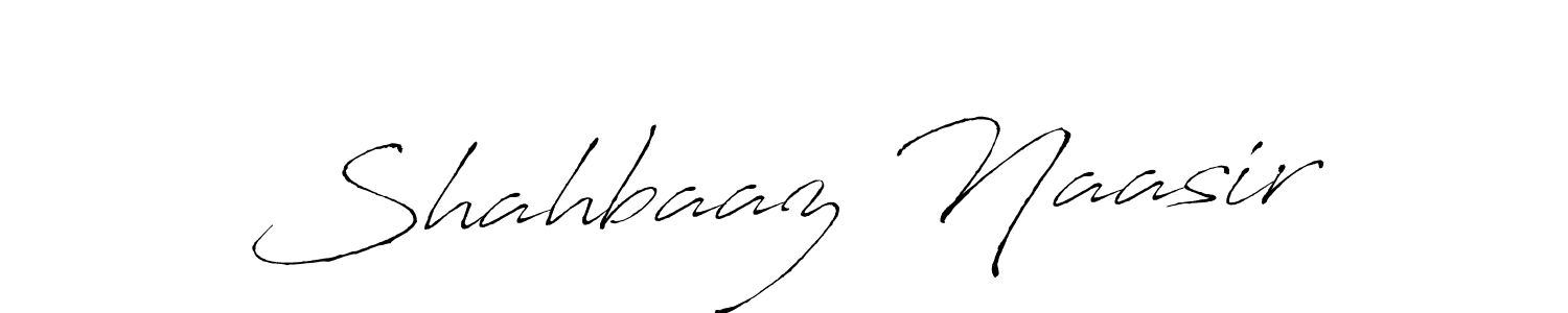 Design your own signature with our free online signature maker. With this signature software, you can create a handwritten (Antro_Vectra) signature for name Shahbaaz Naasir. Shahbaaz Naasir signature style 6 images and pictures png