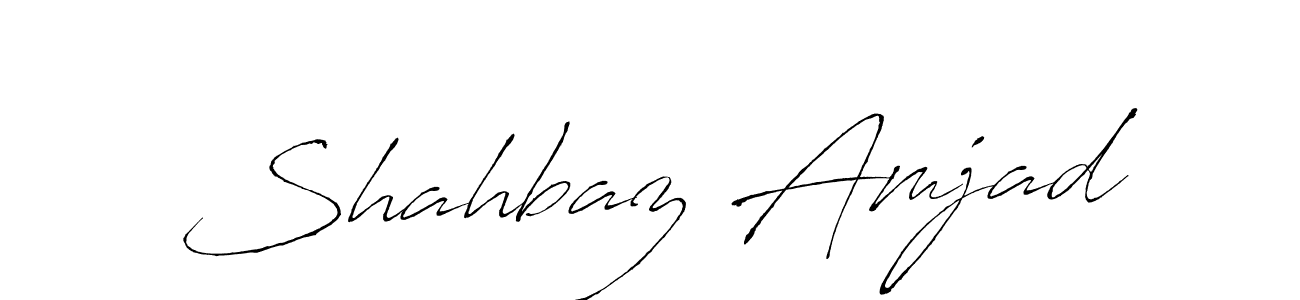 How to make Shahbaz Amjad signature? Antro_Vectra is a professional autograph style. Create handwritten signature for Shahbaz Amjad name. Shahbaz Amjad signature style 6 images and pictures png