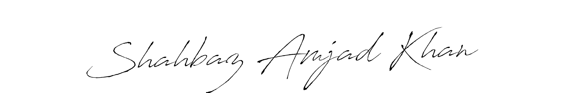 You can use this online signature creator to create a handwritten signature for the name Shahbaz Amjad Khan. This is the best online autograph maker. Shahbaz Amjad Khan signature style 6 images and pictures png