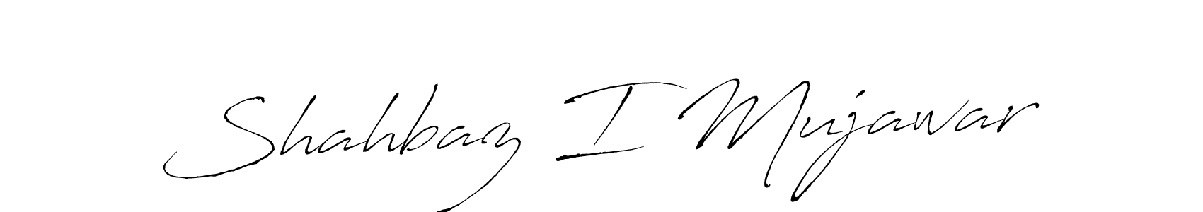 Antro_Vectra is a professional signature style that is perfect for those who want to add a touch of class to their signature. It is also a great choice for those who want to make their signature more unique. Get Shahbaz I Mujawar name to fancy signature for free. Shahbaz I Mujawar signature style 6 images and pictures png